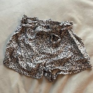 Aerie cheetah print shorts